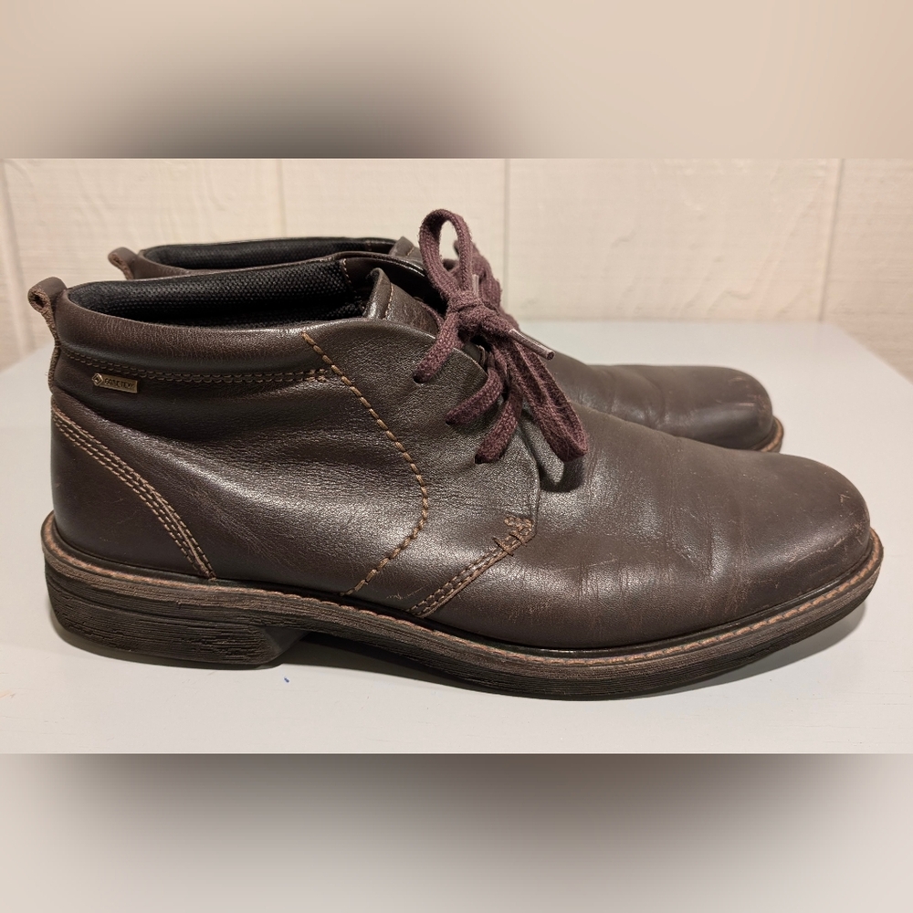 Men's ECCO Brown Leather GORE-TEX Chukka Boots